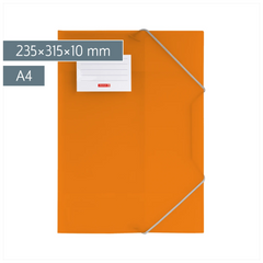 Sammelmappe FACT!pp | A4, Füllhöhe: 10 mm, orange
