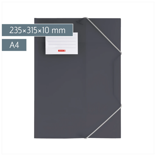 Sammelmappe FACT!pp | A4, Füllhöhe: 10 mm, onyx