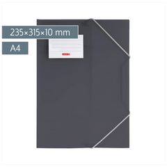 Sammelmappe FACT!pp | A4, Füllhöhe: 10 mm, onyx