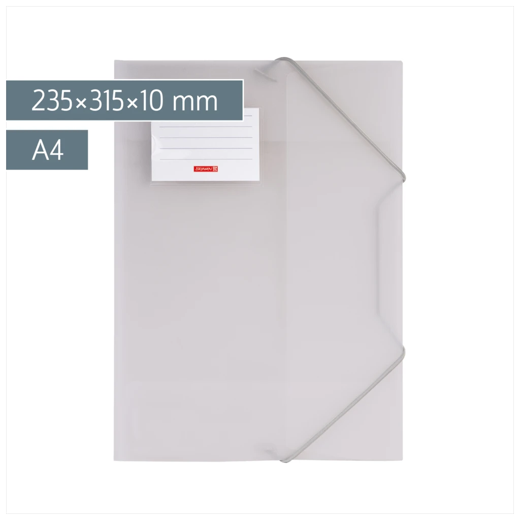 Sammelmappe FACT!pp | A4, Füllhöhe: 10 mm, silver