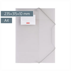 Sammelmappe FACT!pp | A4, Füllhöhe: 10 mm, silver