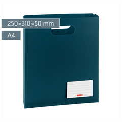 Heftbox FACT!pp | A4, Füllhöhe: 50 mm, denim