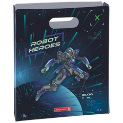Heftbox Robot Heroes | A4, Füllhöhe: 50 mm, dunkelblau