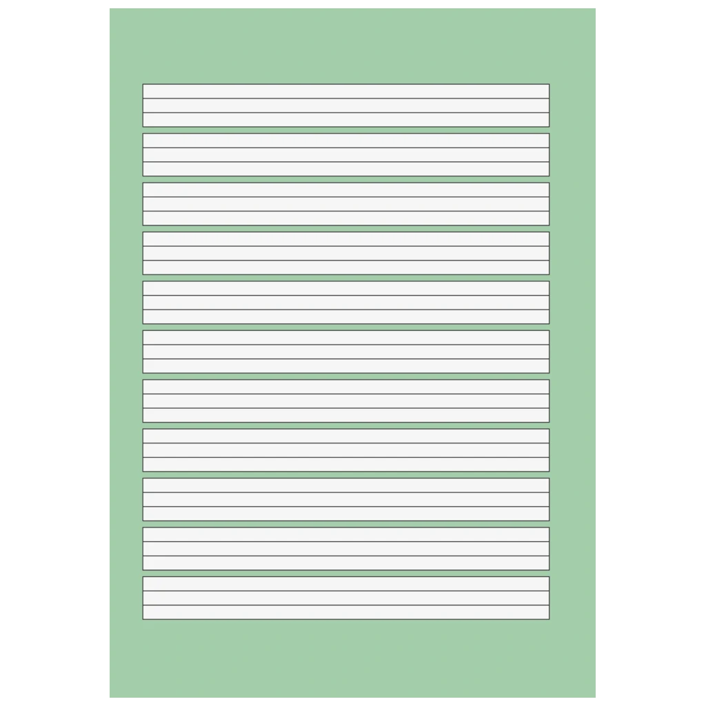 Schulblock | A5, Lineatur 1, 50 Blatt, sortiert