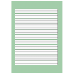 Schulblock | A5, Lineatur 1, 50 Blatt, sortiert