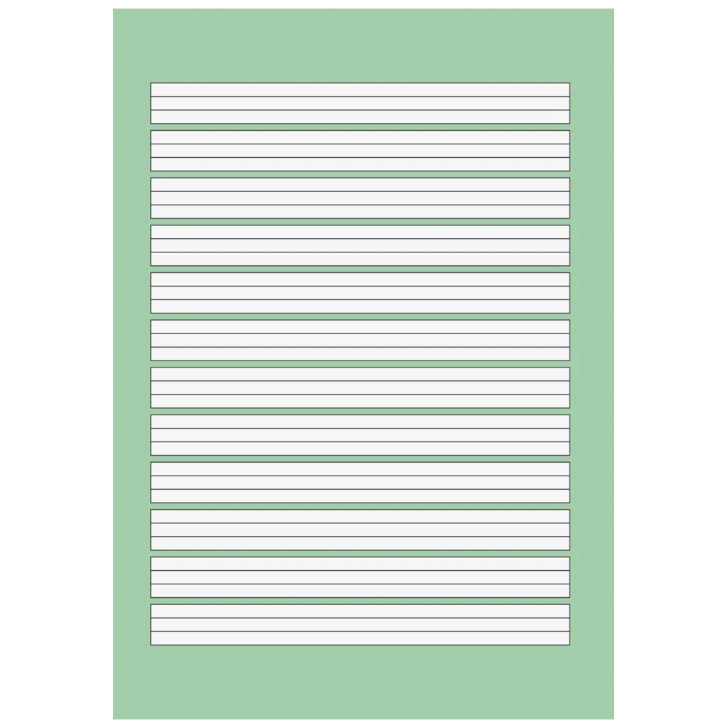 Schulblock | A5, Lineatur 2, 50 Blatt, sortiert