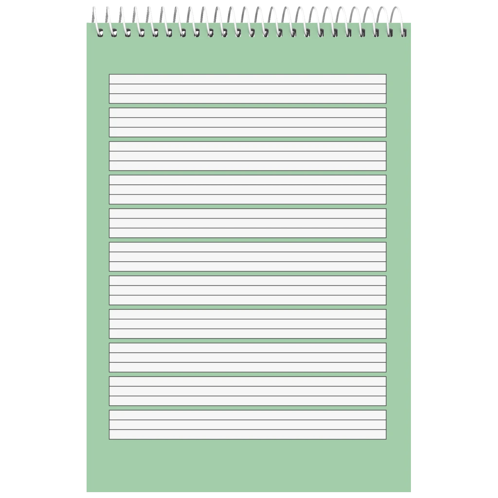 Schulblock | A5, Lineatur 1, 40 Blatt, sortiert