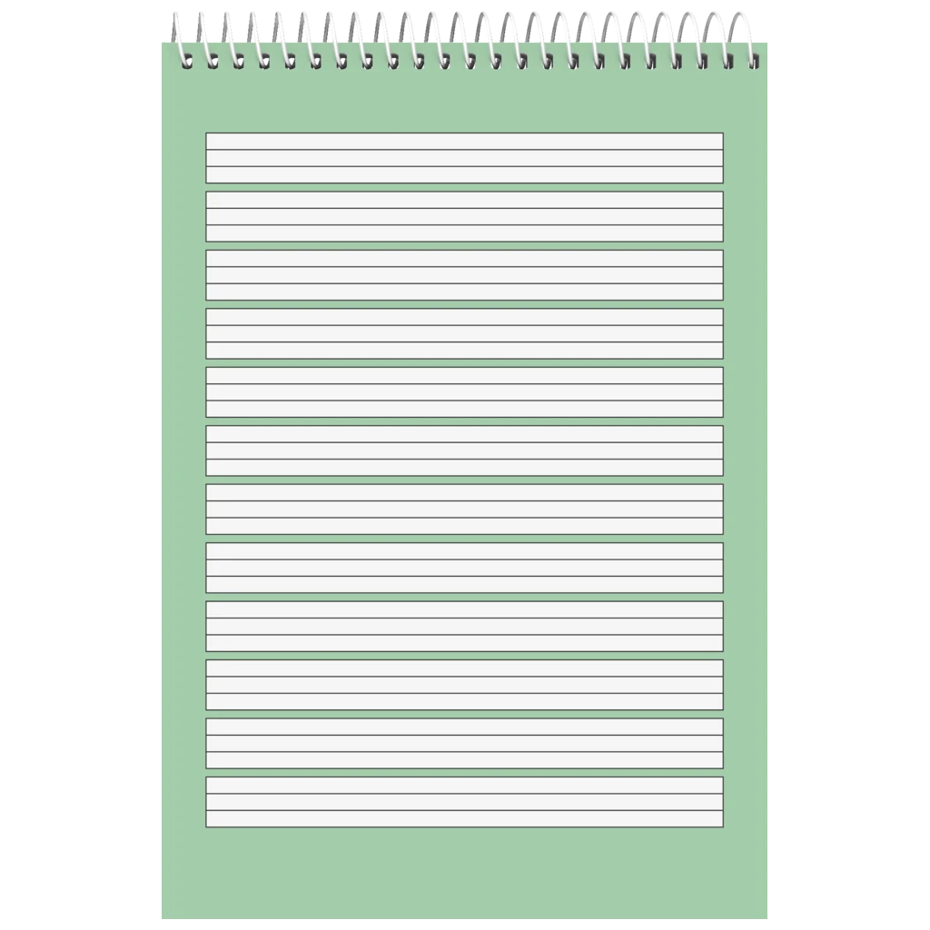 Schulblock | A5, Lineatur 2, 40 Blatt, sortiert