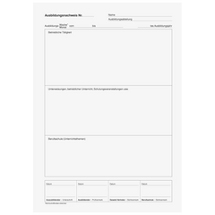 Ausbildungsnachweisheft | A4, 28 Blatt, grün
