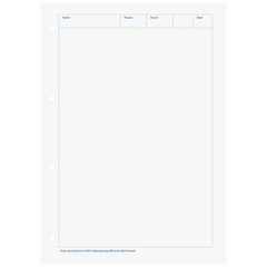 KIESER-Block gelocht | A4, Lineatur 20, 50 Blatt, mehrfarbig