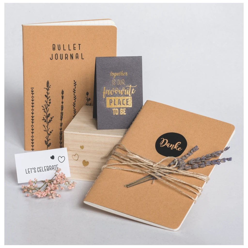 Heft Pimp it up! | A5, kariert, 32 Blatt, braun