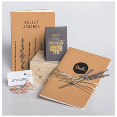 Heft Pimp it up! | A5, kariert, 32 Blatt, braun