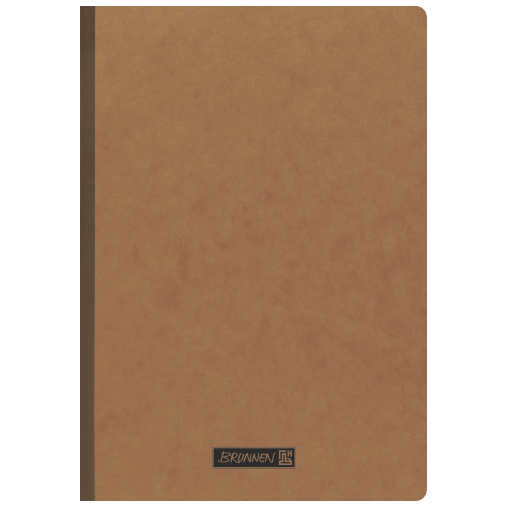 Notizbuch Premium FACT!plus Kladde | A4, unliniert, braun