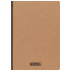 Notizbuch Premium FACT!plus Kladde | A4, unliniert, braun