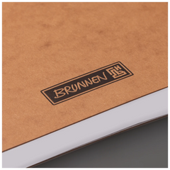 Notizbuch Premium FACT!plus Kladde | A4, unliniert, braun