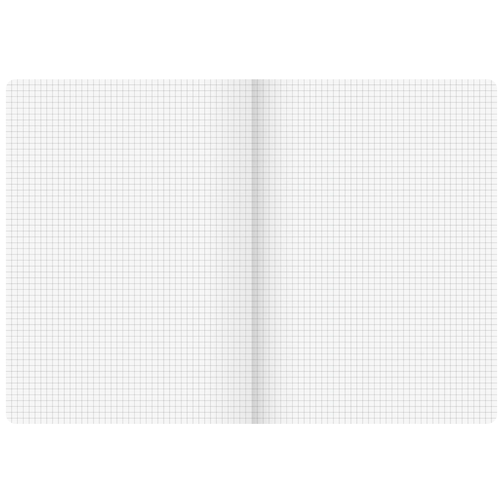 Notizbuch Premium FACT!plus Kladde | A4, kariert, schwarz