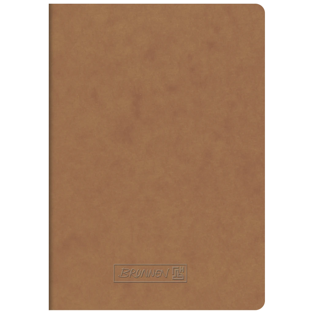 Heft Premium FACT!plus | A5, kariert, 40 Blatt, braun