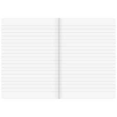Notizbuch Premium FACT!plus Kladde | A5, liniert, Gummizugverschluss, braun
