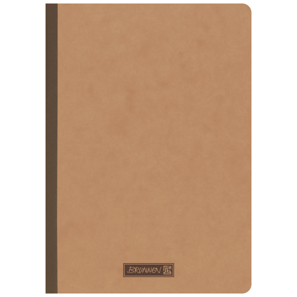 Notizbuch Premium FACT!plus Kladde | A5, unliniert, braun