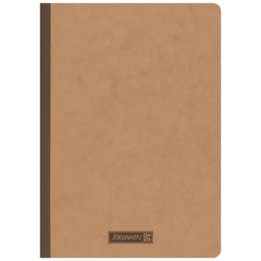 Notizbuch Premium FACT!plus Kladde | A5, kariert, braun