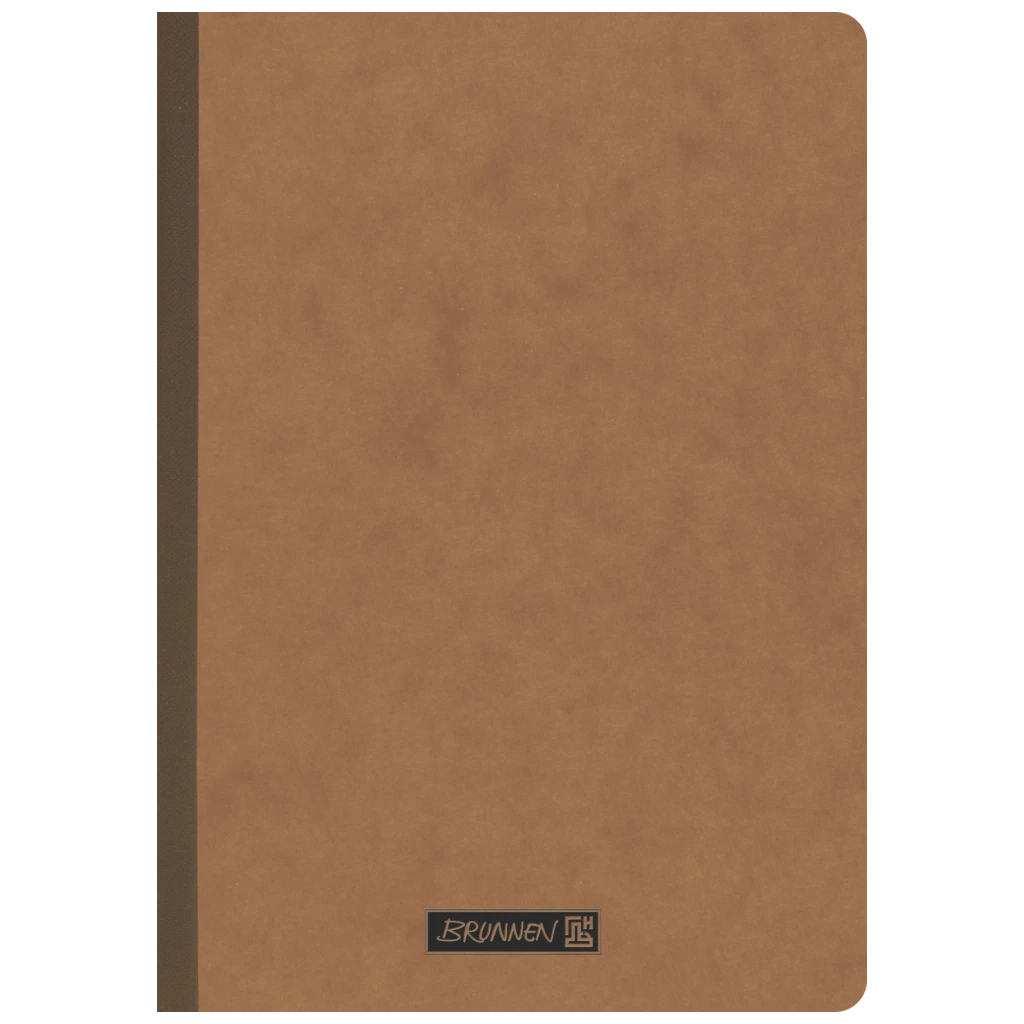Notizbuch Premium FACT!plus Kladde | A5, kariert, braun