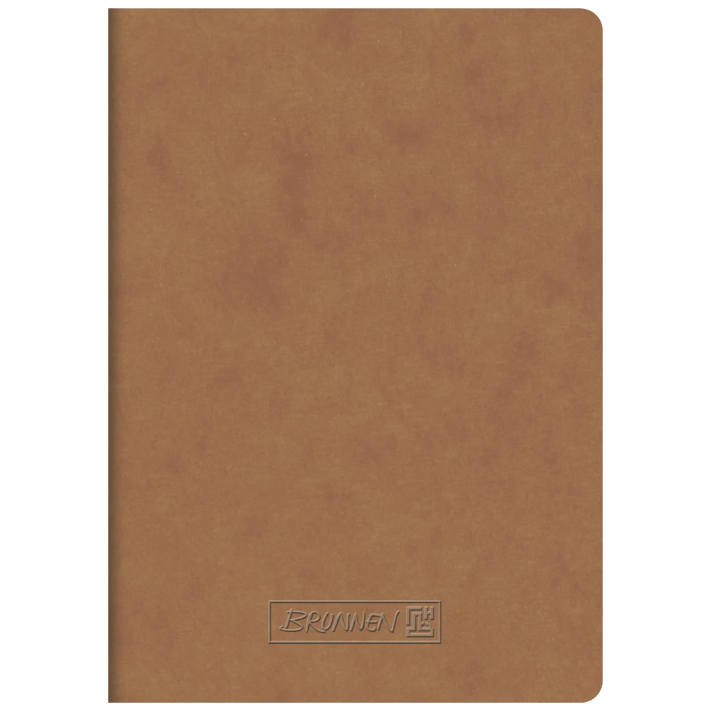 Heft Premium FACT!plus | A6, liniert, 40 Blatt, braun