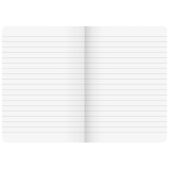 Notizbuch Premium FACT!plus Kladde | A6, liniert, Gummizugverschluss, braun