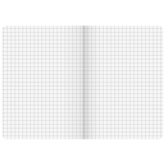 Notizbuch Premium FACT!plus Kladde | A6, kariert, Gummizugverschluss, schwarz