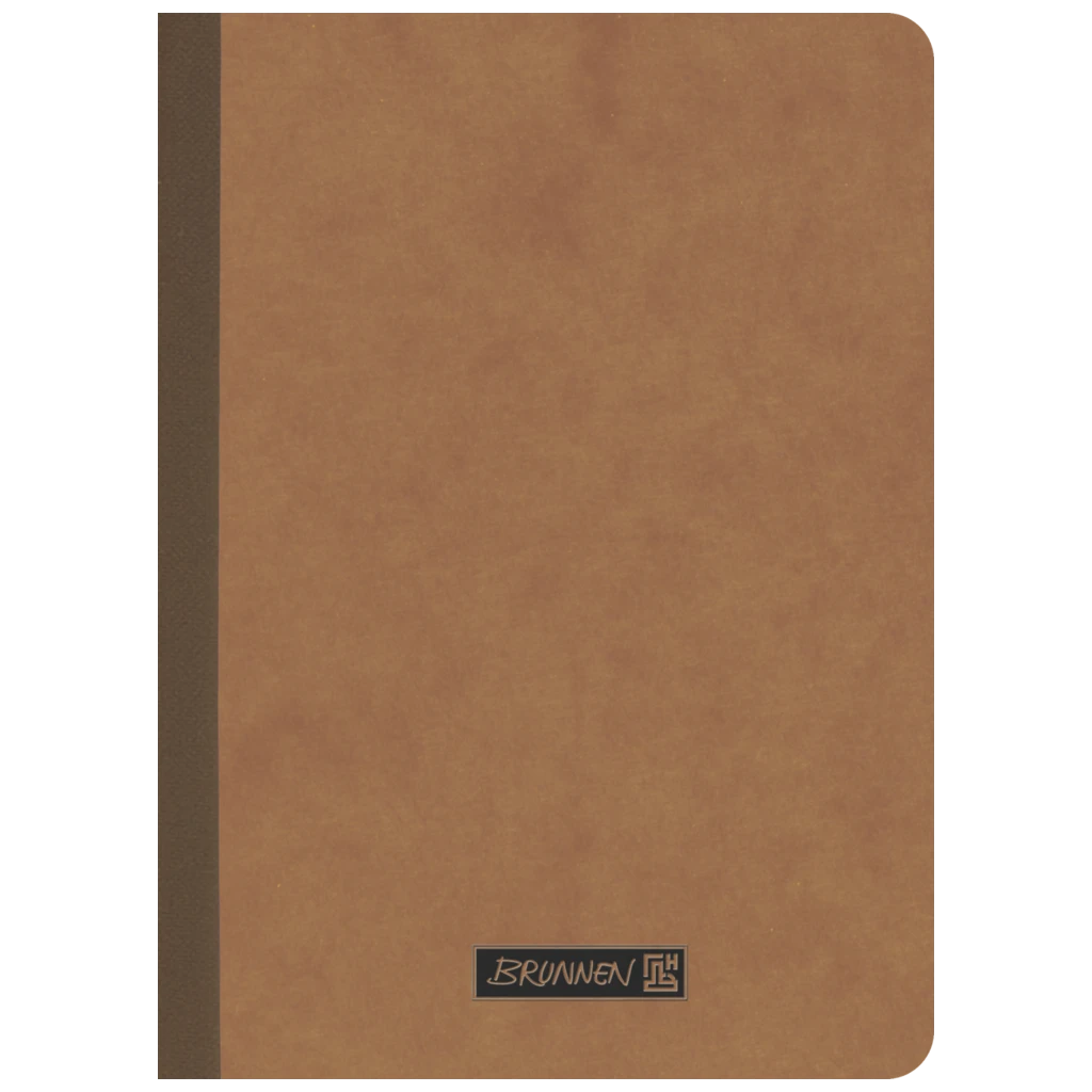Notizbuch Premium FACT!plus Kladde | A6, kariert, braun