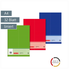 Vokabelheft | A4, Lineatur 53, 32 Blatt, sortiert