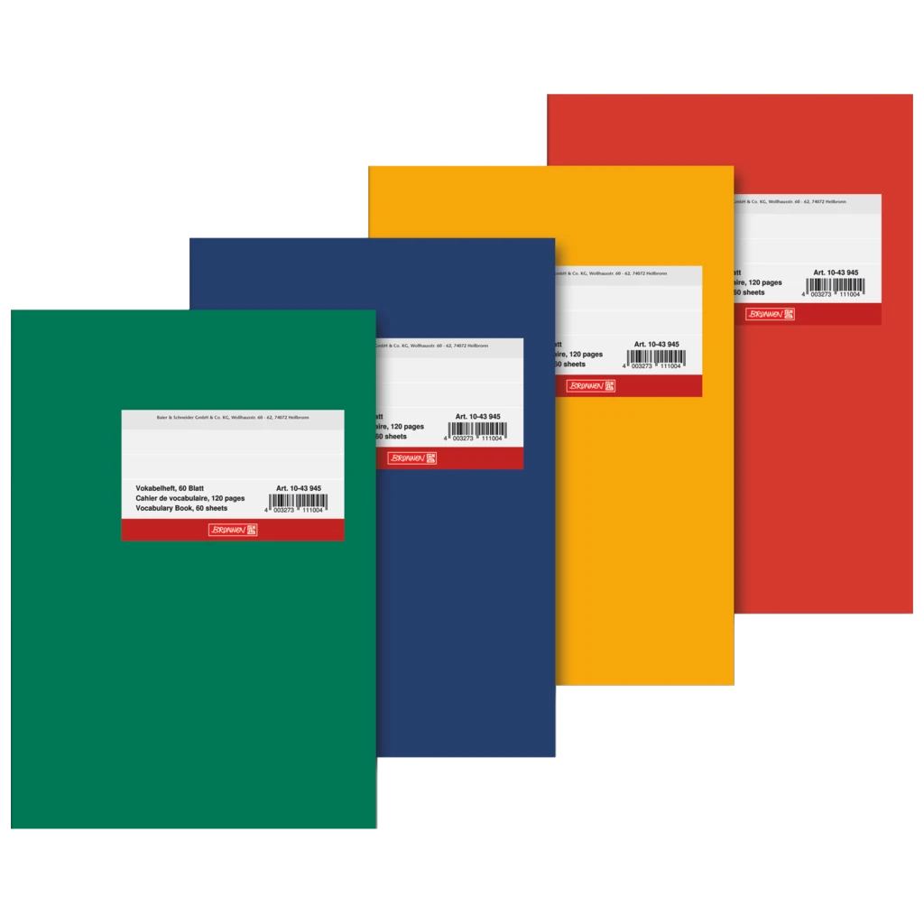 Vokabelheft | A5, Lineatur 53, 60 Blatt, sortiert