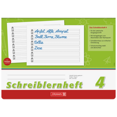 Schreiblernheft | A4 quer, Lineatur 4, 16 Blatt