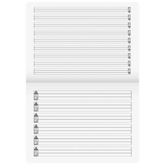 Schreiblernheft | A4 quer, Lineatur VA, 16 Blatt