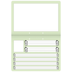 Schreiblernheft | A4 quer, Lineatur SL, 16 Blatt