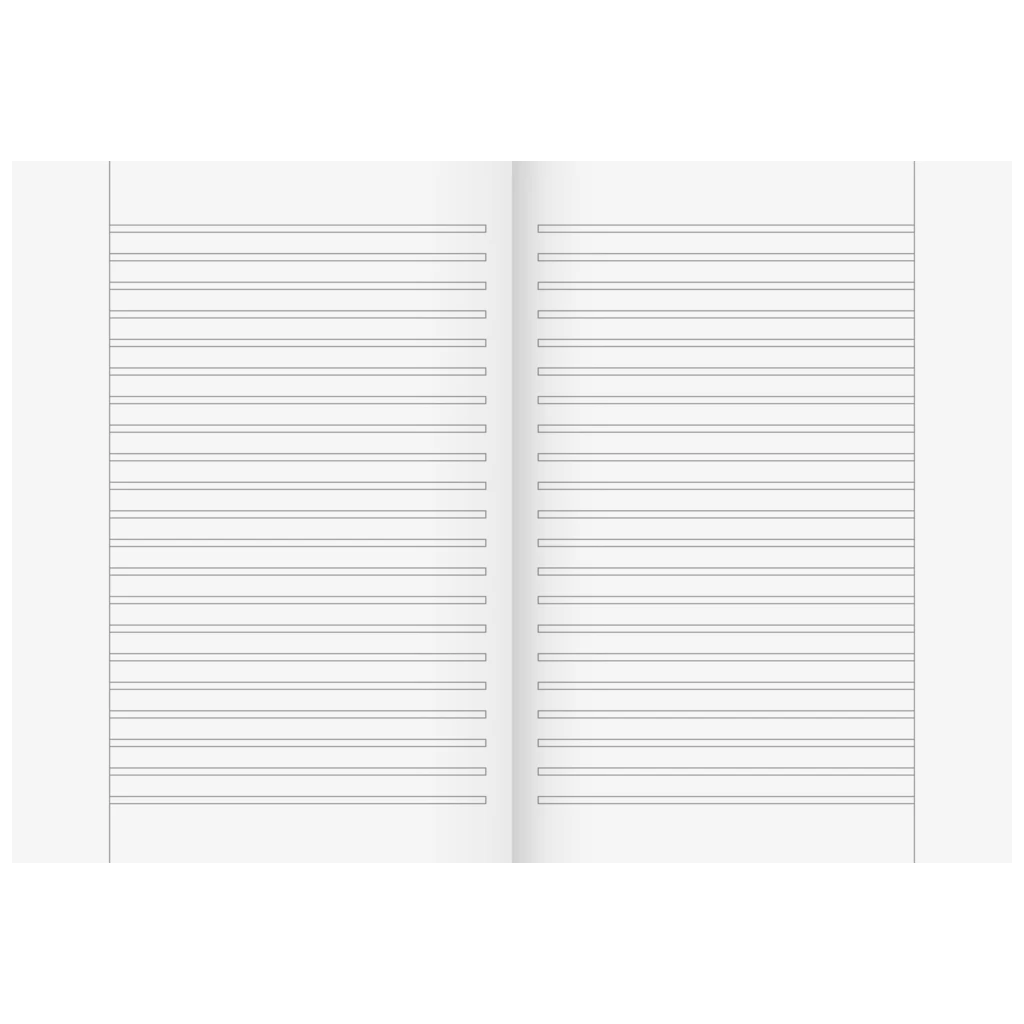 Schulheft Recycling | A4, Lineatur 3R, 16 Blatt, grün/grau