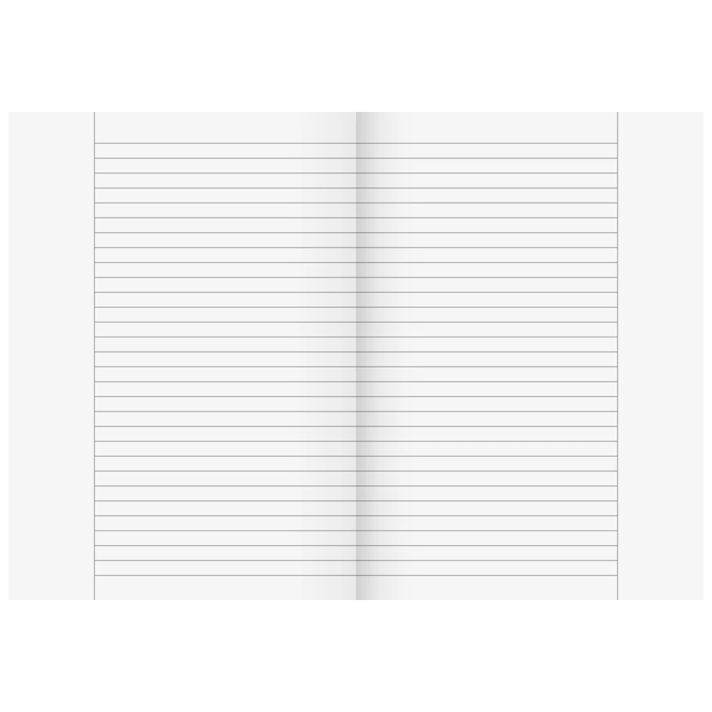 Schulheft Recycling | A4, Lineatur 25, 16 Blatt, grün/grau