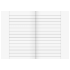 Schulheft Recycling | A4, Lineatur 25, 16 Blatt, grün/grau