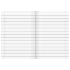 Schulheft Recycling | A4, Lineatur 27, 16 Blatt, grün/grau