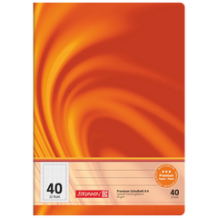 Schulheft Premium Vivendi | A4, Lineatur 40, 32 Blatt, orange