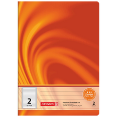 Schulheft Premium Vivendi | A4, Lineatur 2, 16 Blatt, orange
