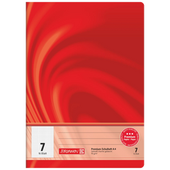 Schulheft Premium Vivendi | A4, Lineatur 7, 16 Blatt, rot