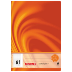 Schulheft Premium Vivendi | A4, Lineatur 8f, 16 Blatt, orange
