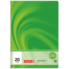 Schulheft Premium Vivendi | A4, Lineatur 20, 16 Blatt, grün