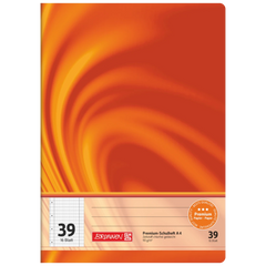Schulheft Premium Vivendi | A4, Lineatur 39, 16 Blatt, orange