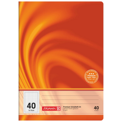 Schulheft Premium Vivendi | A4, Lineatur 40, 16 Blatt, orange