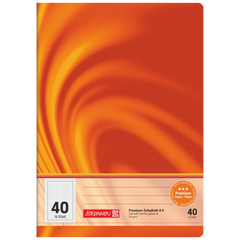 Schulheft Premium Vivendi | A4, Lineatur 40, 16 Blatt, orange