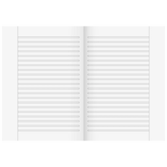 Schulheft | A4, Lineatur 3R, 16 Blatt, mehrfarbig