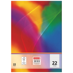 Schulheft | A4, Lineatur 22, 16 Blatt, mehrfarbig