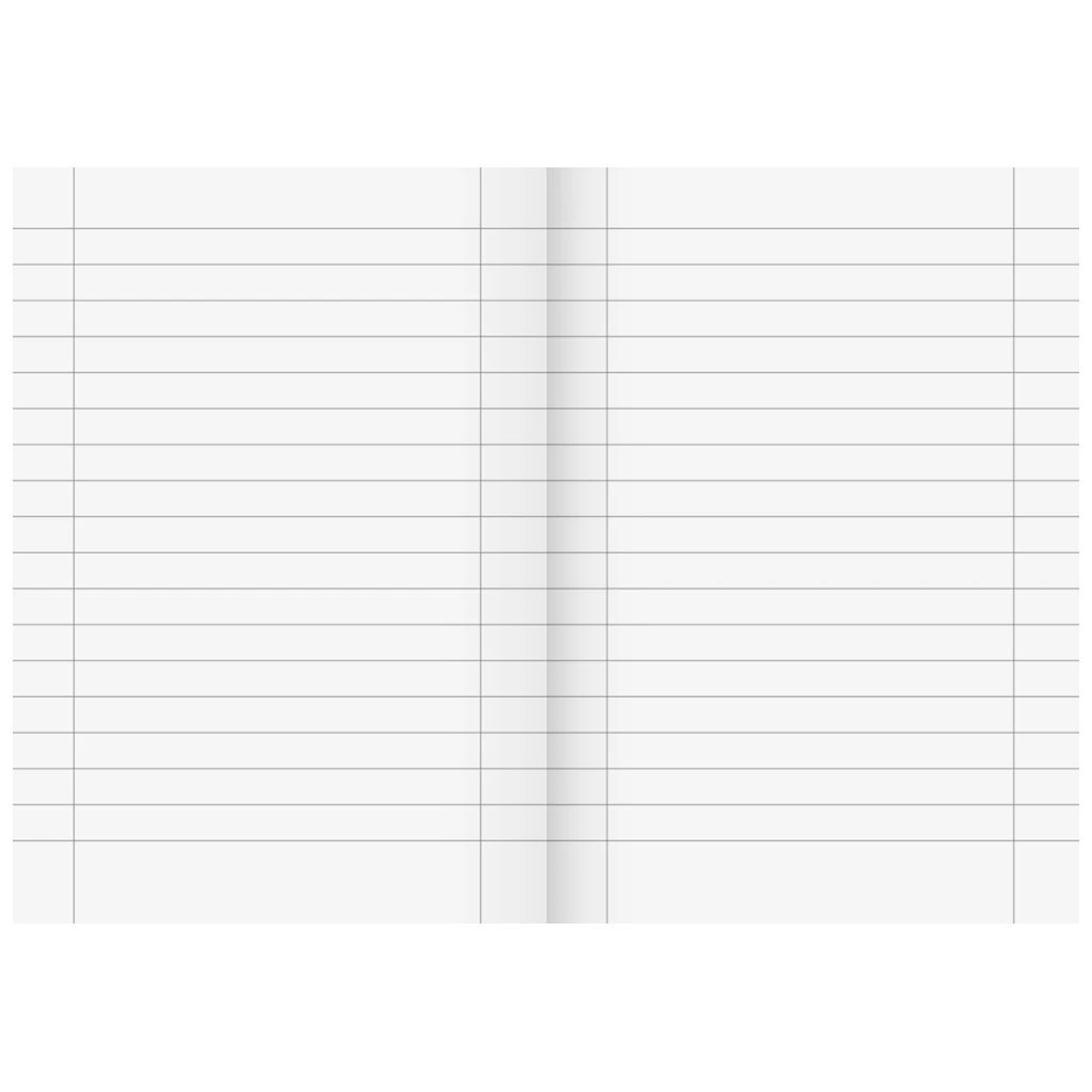 Schulheft Recycling | A5, Lineatur 27, 16 Blatt, grün/grau