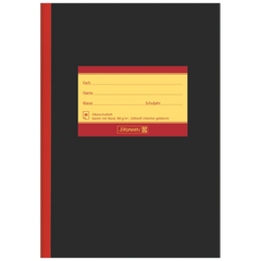 Oberschulheft | A5, Lineatur 10, 20 Blatt, schwarz